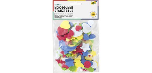 Pièces estampées caoutchouc mousse, 150 pièces assorti