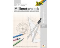 Blok ruitjespapier A4 80 g/m² 25 vellen