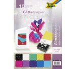 Papier pailleté, 70 g/m2, 230 x 330 mm, assorti