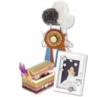 Papier pailleté, 170 g/m2, 240 x 340 mm, assorti