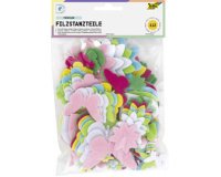 Pièces prédécoupées en feutre 'printemps', 112 pièces