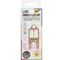 Lumière décorative LED, 10 pièces, 20 piles incluses