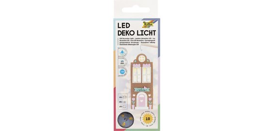 Lumière décorative LED, 10 pièces, 20 piles incluses