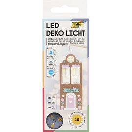 Lumière décorative LED, 10 pièces, 20 piles incluses