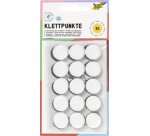 Pastilles auto-agripantes, rondes, 20 mm, noir / blanc