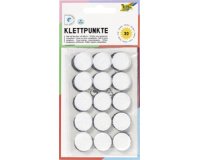 Pastilles auto-agripantes, rondes, 20 mm, noir / blanc