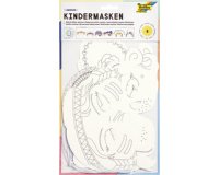 Masques pour enfants 'Thèmes', en carton, 6 motifs