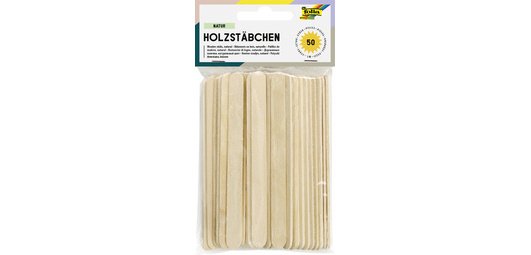 Bâtonnets en bois, longueur : 114 mm, naturel