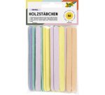 Bâtonnets en bois, longueur : 114 mm, assorti