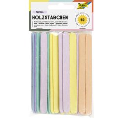 Bâtonnets en bois 'Pastel', longueur : 114 mm, pastel