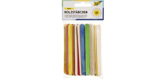 Wooden sticks, length: 114 mm, assorted