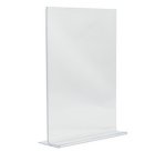 Ardoise de table droite Acrylic