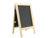 Ardoise de table MINI avec trépied, hêtre