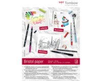Tombow Bloc de papier dessin 'Bristol', A6, uni, 250 g/m2