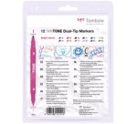 Tombow Feutre double pointe 'TwinTone' Bright Colours