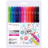 Stift Tombow dubbele punt 'TwinTont' Bright Colours