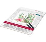 Tombow Bloc de papier aquarelle, collé 2 côtés, 240 x 320 mm