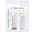 Tombow Feutre double pointe 'TwinTone' Pastell Colours