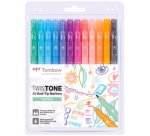 Tombow Feutre double pointe 'TwinTone' Pastell Colours
