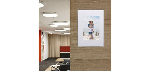 Cadre photo Aluminium, 210 x 300 mm, argent mat