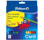 Crayons de couleur triangulaires Jumbo, étui en