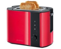 Grille-pain pour 2 tranches AT 2589, inox / noir