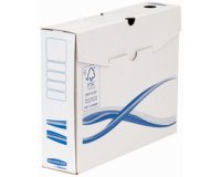 Boîte d'archives BANKERS BOX Basic, (L)80 mm, bleu