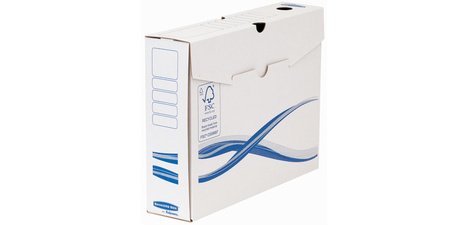 BANKERS BOX Basic archive box, (L)80 mm, blue