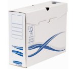 Boîte d'archives BANKERS BOX Basic (L)100 mm, bleu