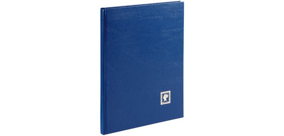Album de timbres, bleu foncé, A4, 32 pages