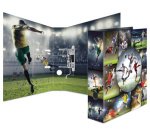 Classeur à levier à motifs 'football', dos: 70 mm,