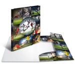 Chemise à élastiques 'football', en PP, A4