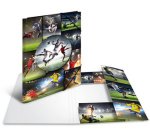 Chemise à élastiques 'football', carton, A3