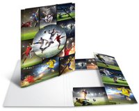 Chemise à élastiques 'football', carton, A3