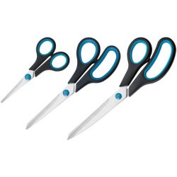 Ciseaux Easy Grip, lot de 3