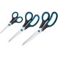 Ciseaux Easy Grip, lot de 3