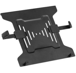 Plateau pour notebook sur bras de moniteur, noir