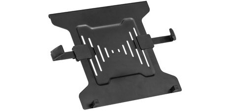 Plateau pour notebook sur bras de moniteur, noir
