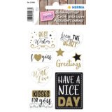 Sticker cadeau HOME 'Best Wishes'