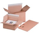 smartboxpro Carton à fond automatique, A4, SK, marron