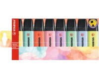 Surligneur Stabilo Boss Original couleurs pastel assorties - Etui de 8