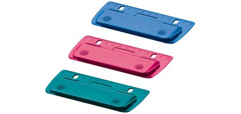 Perforateur de poche Color-Blocking, capacité