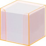 Bloc cube avec boîtier 'Luxbox' équipé - bloc de 800 feuillles