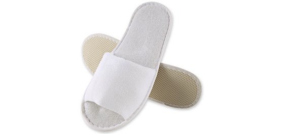 Chausson jetable Classic, ouvert, blanc