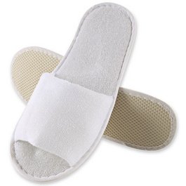 Chausson jetable Classic, ouvert, blanc