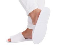 Chaussons jetables SAFETY, ouvert, blanc
