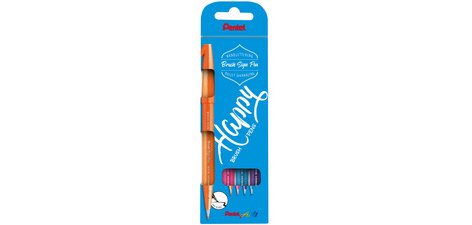 Arts Stylo feutre Brush Sign Pen, étui de 4, Colour
