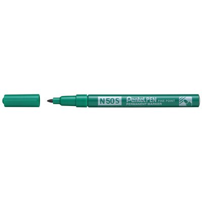 Marqueur permanent N50S, pointe ogive fine, vert