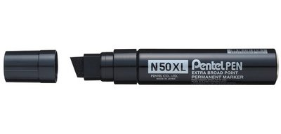 Marqueur permanent N50XL, pointe biseautée