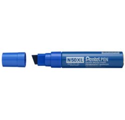 Marqueur permanent N50XL, pointe biseautée, bleu